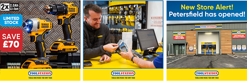 Toolstation Social Media Content